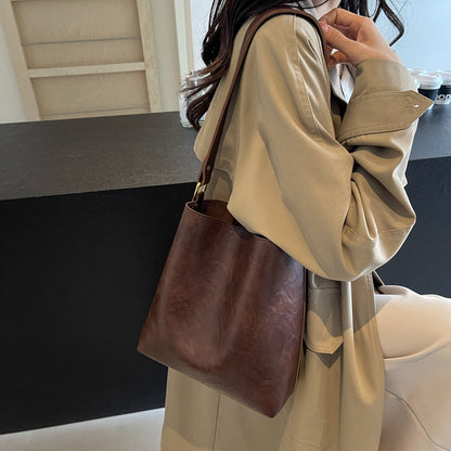 Premium Faux Leather Tote Bag Spacious Lightweight Perfect Everyday Use Women