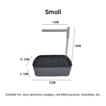 Automatic USB Electric Bird Bath Circulating Water Shower for Parrot Hygiene