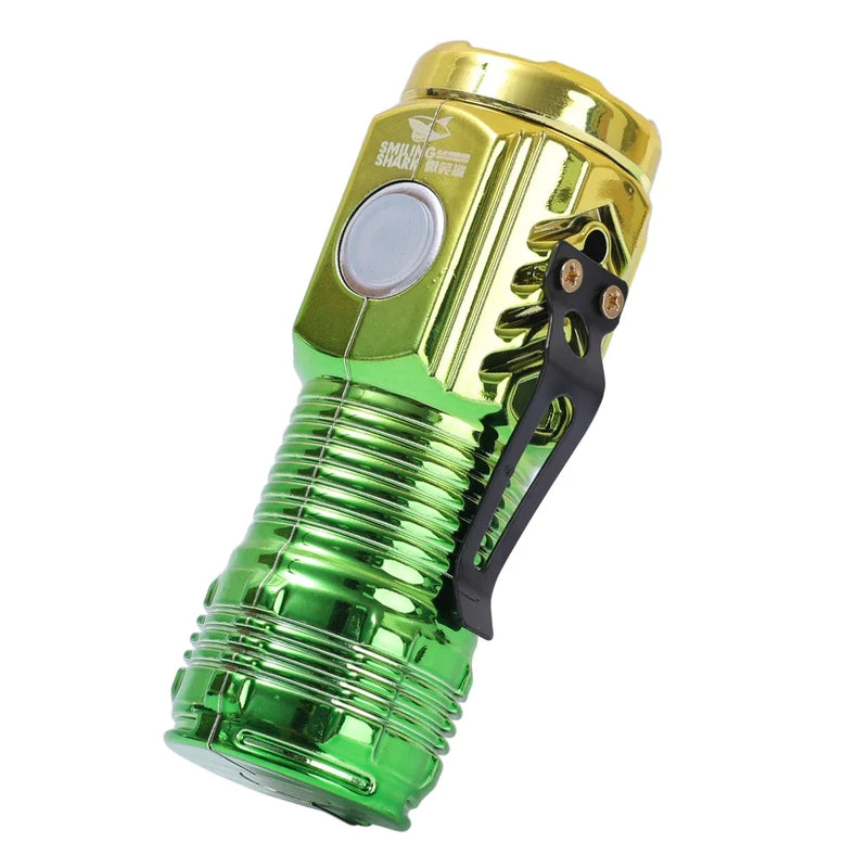 USB Rechargeable LED Flashlight Portable Multi-Mode Torch for Camping Fishing