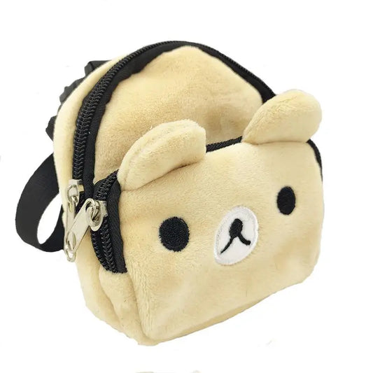 Adjustable Dog Backpack Harness Snack Carrier Durable Pet Gear Cartoon Design