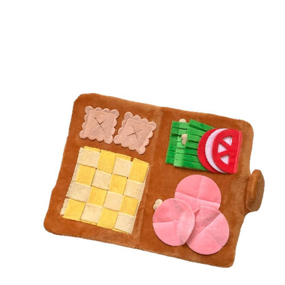 Interactive Plush Scent Dog Toy Sound Puzzle Challenge Emitting Noise Game Play