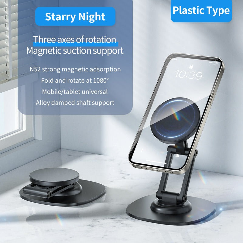 360 Degree Universal Magnetic Phone Holder Magsafe Secure Grip Dashboard Mount