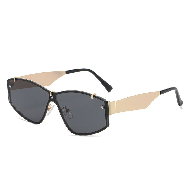 Men's Rimless Sunglasses UV400 Protection Lightweight Durable Outdoor Eyewear