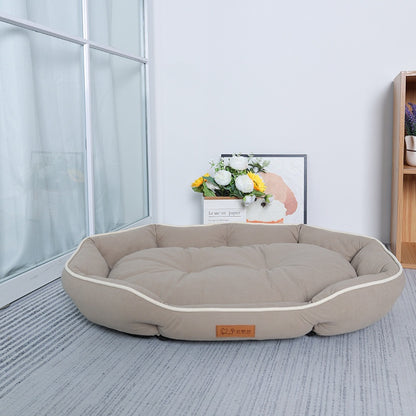 Extra Large Dog Bed Cushion | Shiba Inu Comfort Sleep Mat | Suede Texture Fabric