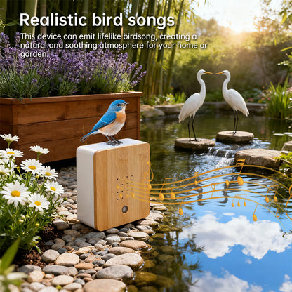 Wall Mount Mini Bird Sound Box Natural Chirping Effects Motion Detection Sensor
