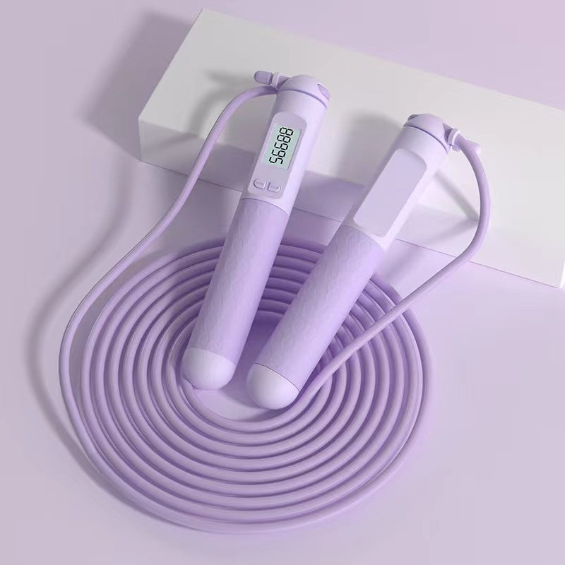 Digital Exercise Skipping Rope Calorie Counter Speed Control Workout Accessory