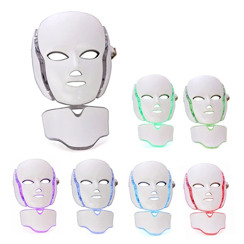 LED Photon Facial Mask Skin Rejuvenation Home Therapy Skincare Treatment Device
