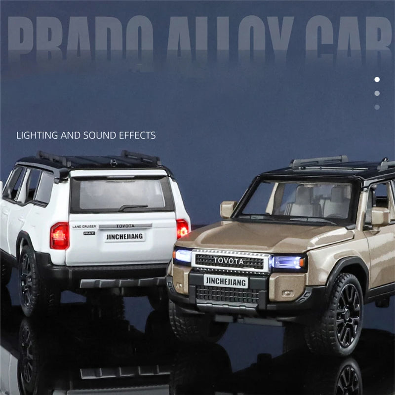 1:32 Scale Prado SUV Model Toy Alloy Construction Sound Light Features Age 7-14