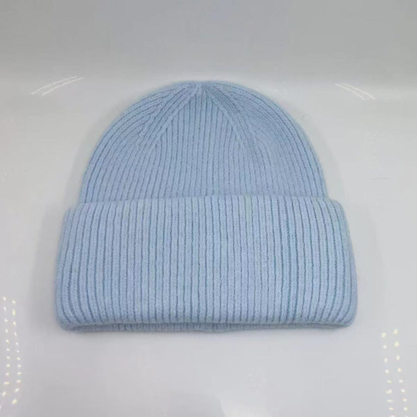 Men's Winter Wool Blend Knitted Beanie Thermal Warm Windproof Head Accessory