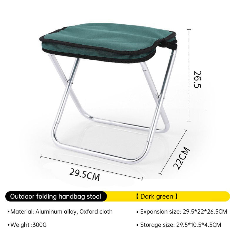 Aluminium Oxford Camping Chair Portable Lightweight Outdoor Seating Foldable