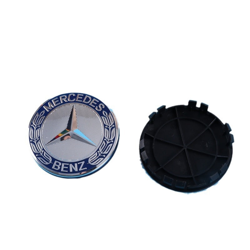 75mm Wheel Centre Cap Cover Fits Mercedes Benz Caps Hub Blue Red