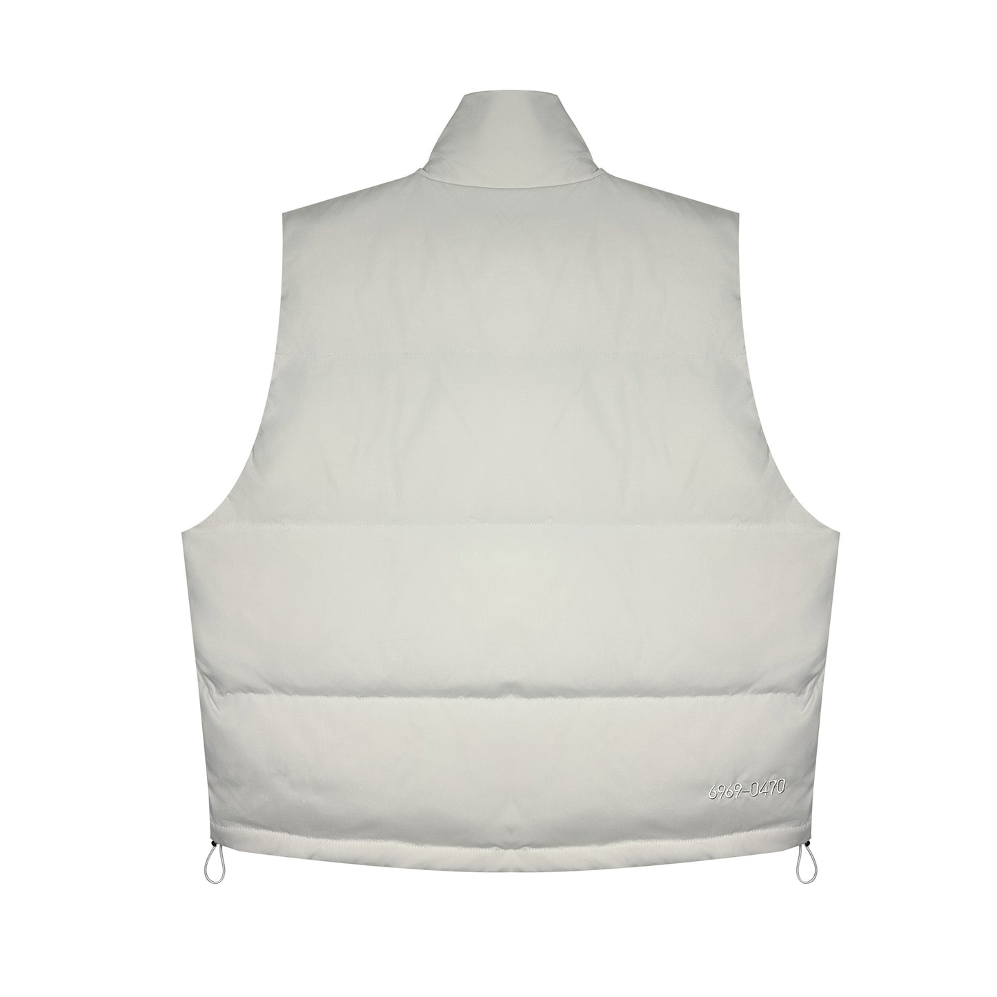 Men's Insulated Thick Down Vest with Stand-up Collar for Casual and Sports Wear