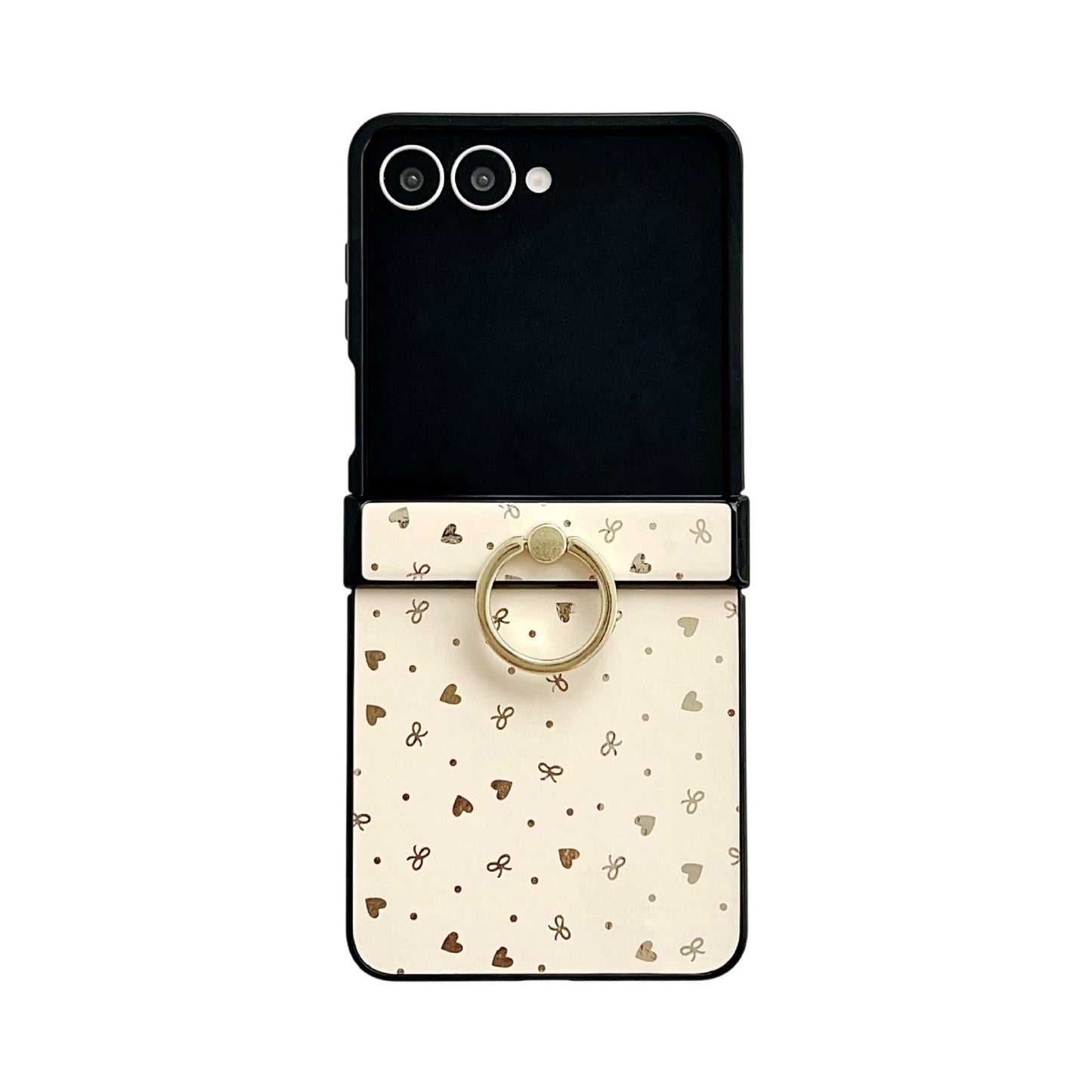 For Samsung Z Flip 7 6 5 4 Protective Case Star Ring Holder Polycarbonate