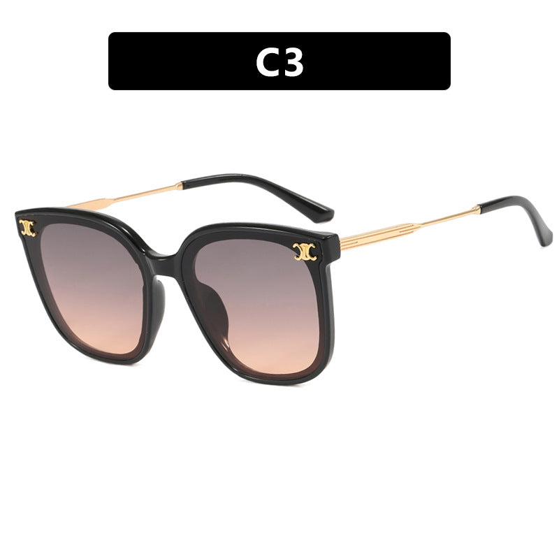 Women's Square Frame Sunglasses UV Protection Stylish Durable Outdoor Eyewear