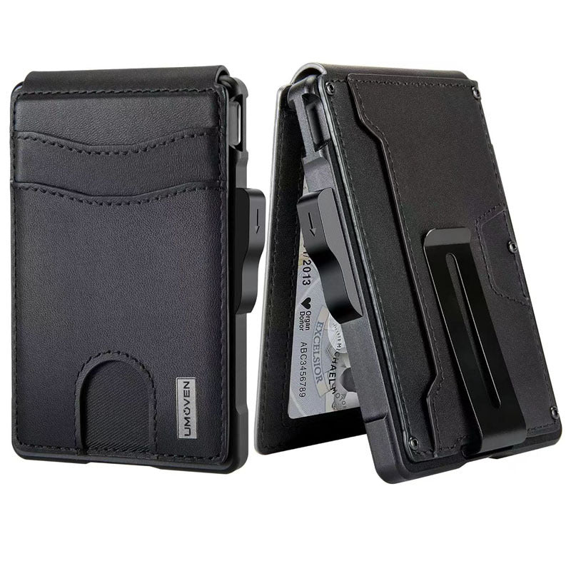 Aluminium Credit Card Holder RFID Blocking Slim Wallet Secure Travel Case Protector