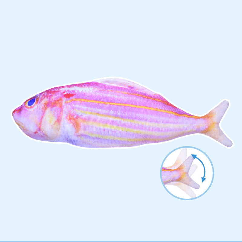 Electric Jumping Fish Cat Toy Simulating Real Movement Light Sound Toys Cats