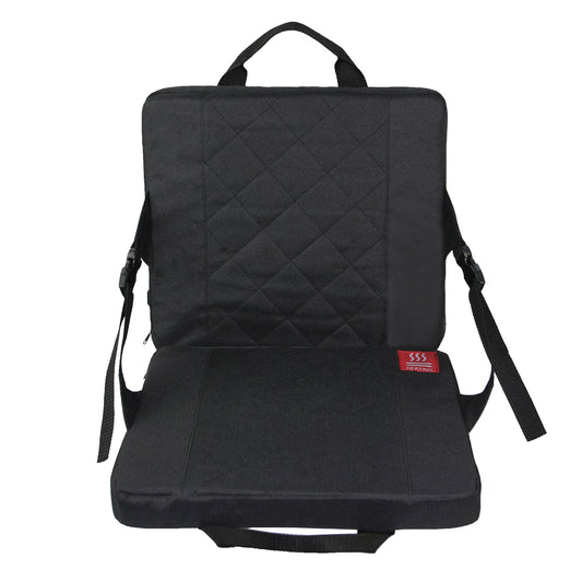 Heated Outdoor Seat Cushion with Adjustable Heat for Camping and Fishing Trips