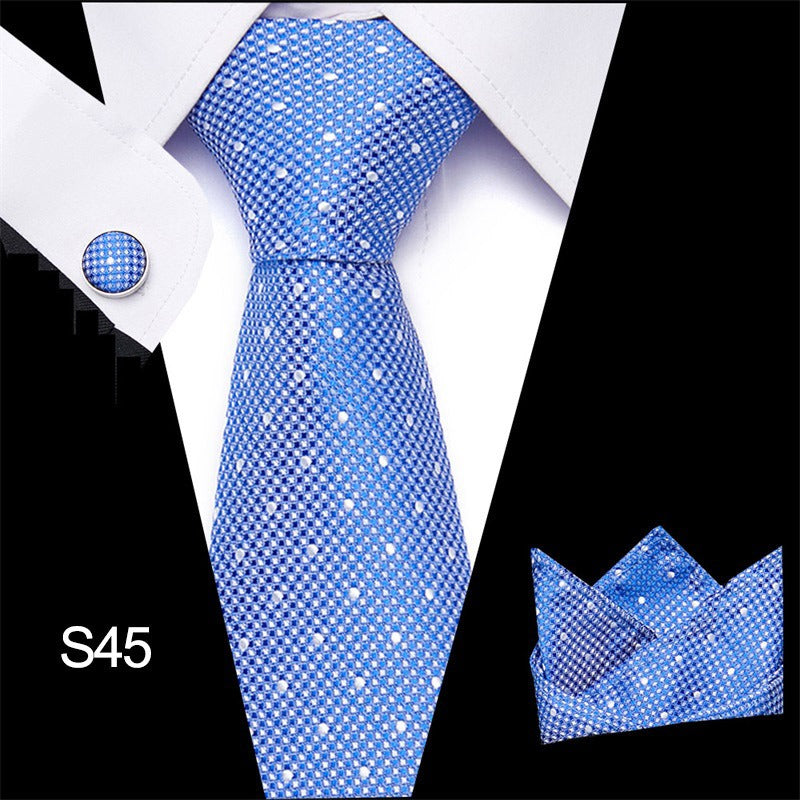 Men's 3pc Tie Set Suit Accessory 53 Options Elegant Designs Smart Business