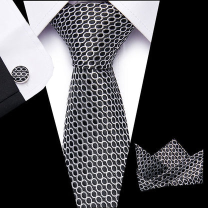 Men's 3pc Tie Set Suit Accessory 53 Options Elegant Designs Smart Business