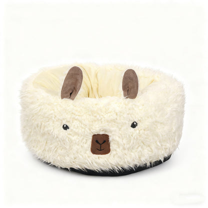 Winter Warm Half-Enclosed Pet Bed Nest Perfect Small Medium Large Dog Cosiness