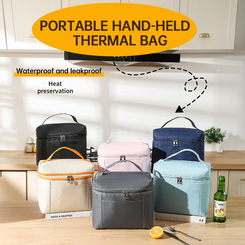 Insulated Lunch Bag Waterproof Leakproof Thermal Cooler for Work Travel Picnic
