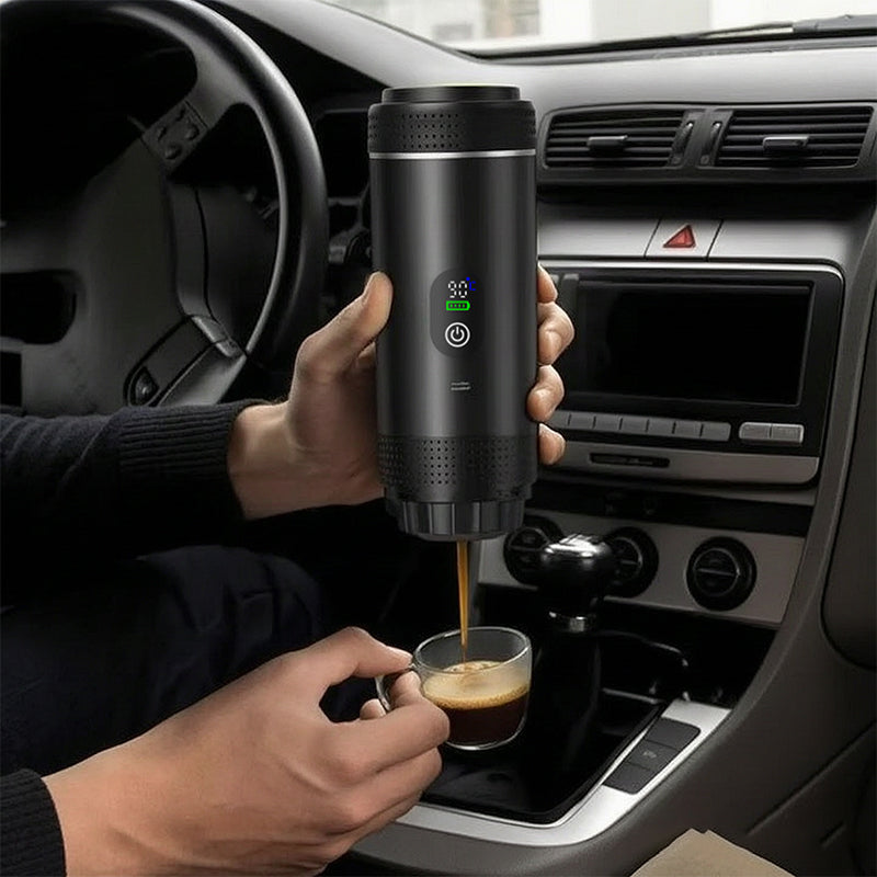 Portable Espresso Machine Digital Display 3in1 Capsule Ground Coffee Maker