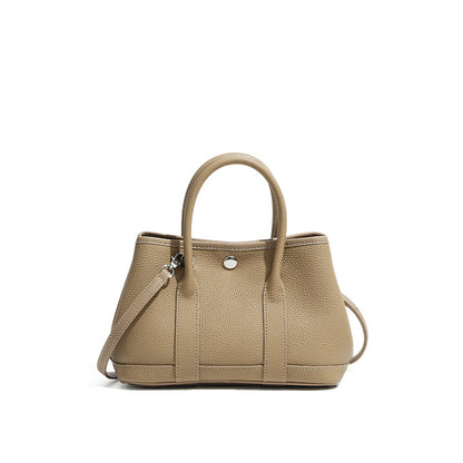 Women's Premium Top Grain Leather Crossbody Bag Horizontal Refined Silhouette