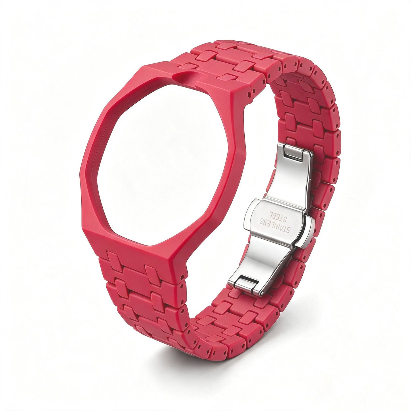 Fits AP x Swatch Royal Pop Watch Case Strap Band Mod Kit Octagonal Strip