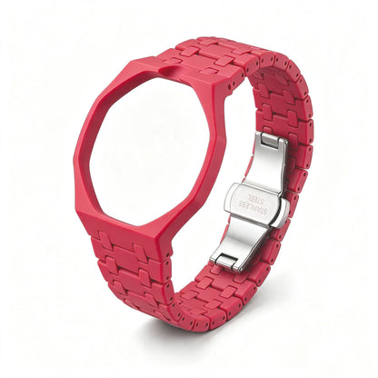 Fits AP x Swatch Royal Pop Watch Case Strap Band Mod Kit Octagonal Strip