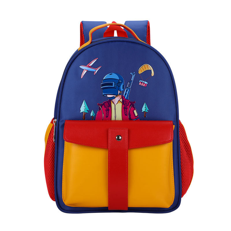 Kids Cartoon Backpack Lightweight School Bag Ages 3-5 Durable Adjustable Straps
