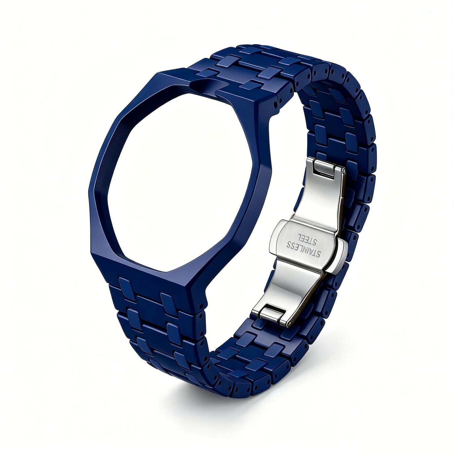 Fits AP x Swatch Royal Pop Watch Case Strap Band Mod Kit Octagonal Strip