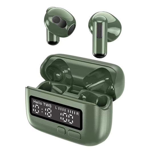 BPG Portable Wireless Bluetooth Earphone Headset Retro Digital Clock