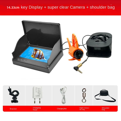 Fish Detector Visual Fishing Probe High-Resolution Underwater Camera Dual-Use