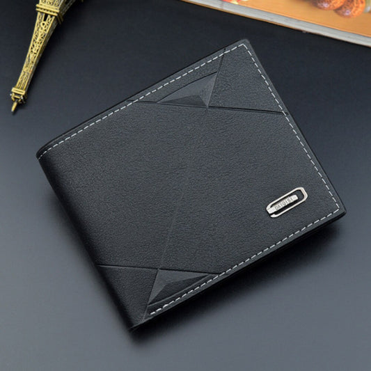 Men's Leather Men Wallet Slim RFID Blocking Credit Card Holder Secure Storage