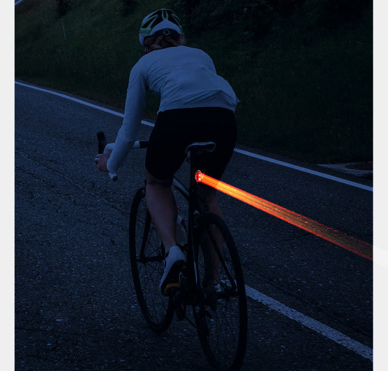 USB Rechargeable Compact Bicycle Taillight LED Safety Flashing Light 30 Modes