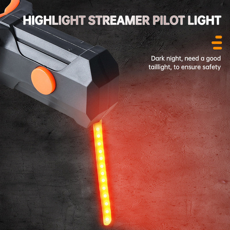 USB Rechargeable LED Bike Tail Light Multi-Colour High Visibility Safety Gear