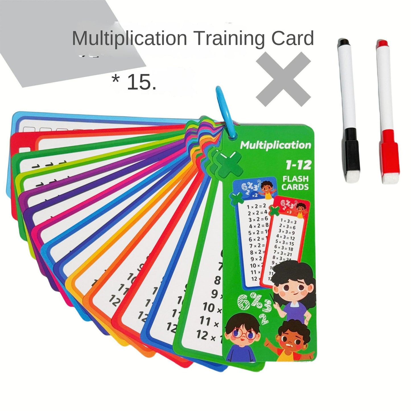 Early Education Arithmetic Learning Math Flash Cards Enhance Calculation Skills