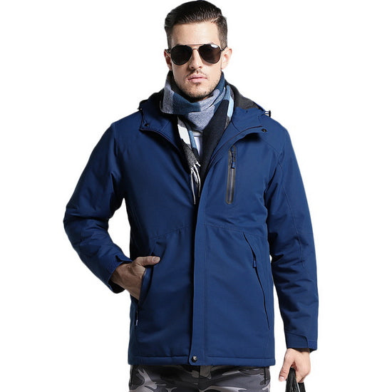 USB Heated Outdoor Jacket Windproof Waterproof Thermal Ski Camping Coat