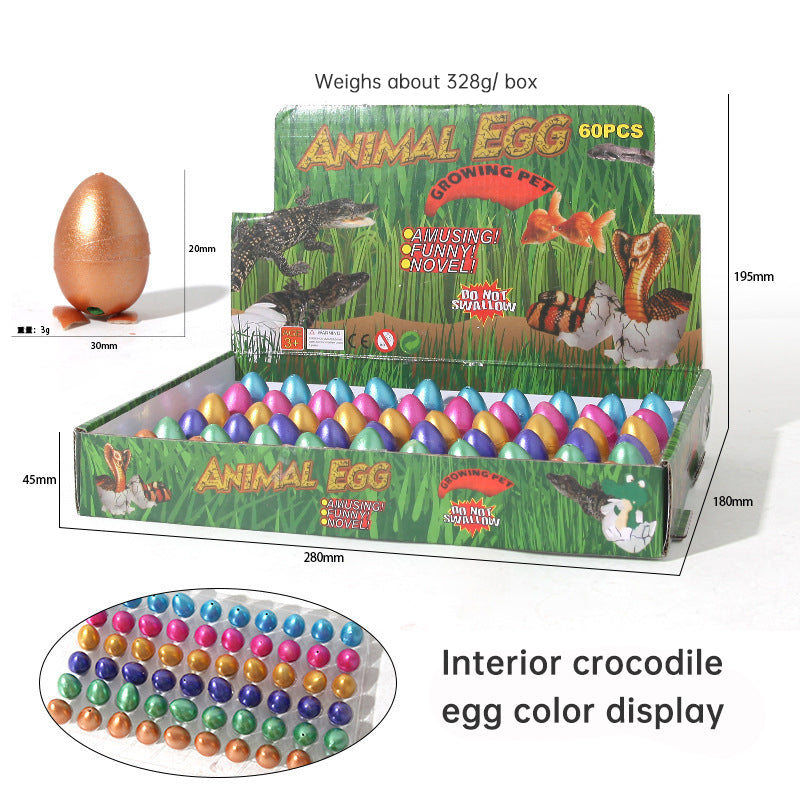 Dinosaur Egg Hatchable Toy Water Expansion Simulation Learning Gift for Children