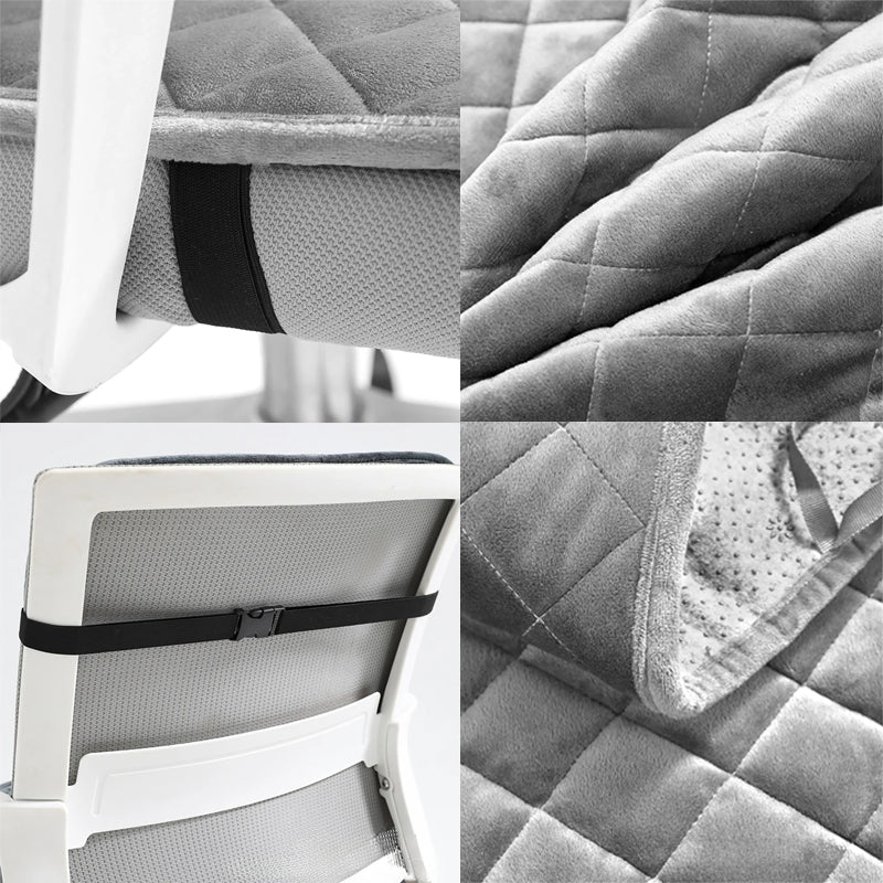 Heated Seat Cushion 220V Electric Pad Office Chair Heating Element Smart Timer