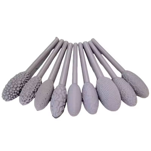 9Pcs Clay Texture Tools Sculpting Set Pattern Rollers for Polymer Modelling Crafts
