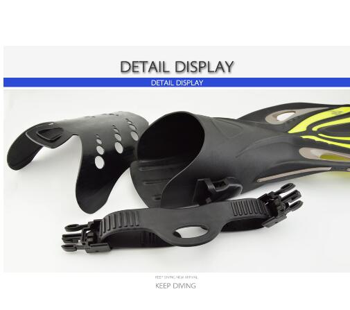 Adjustable Long Fins Monofin Scuba Diving Snorkeling Swimming Performance Gear