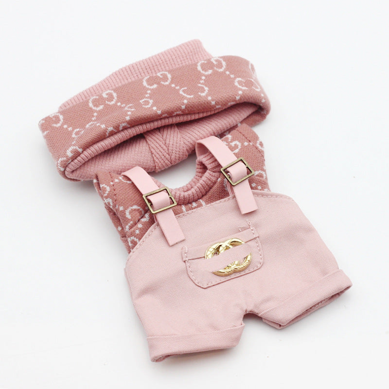 Cotton Knit Outfits For 17cm Labubu Doll Dolls 1st 2nd Gen Doll Accessories