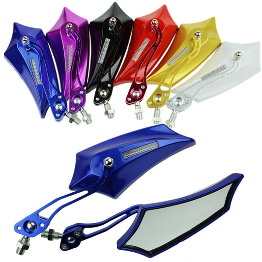 Electric Vehicle Motorcycle Aluminum Alloy 8mm Thread Rearview Mirror Bundle