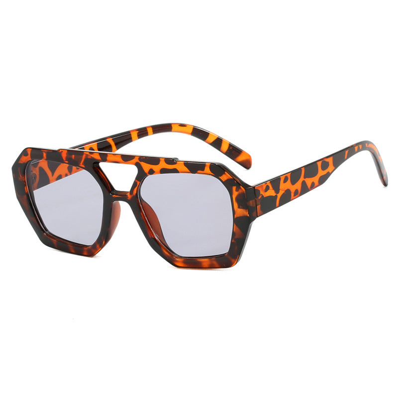 Women's Double Beam Women Sunglasses Fashion Eyewear UV Protection Stylish