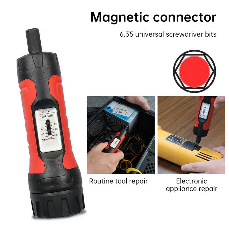 Torque Screwdriver Set 1/4 Inch Drive 10-65 in-lb Professional Gunsmith Tool
