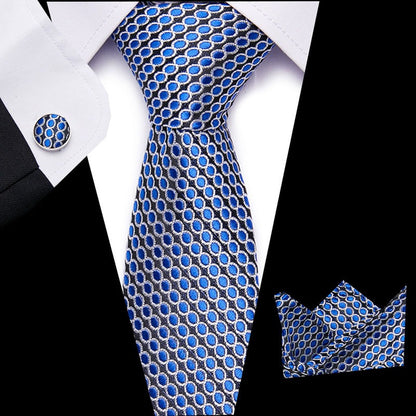 Men's 3pc Tie Set Suit Accessory 53 Options Elegant Designs Smart Business