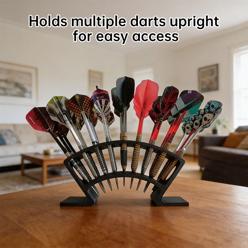 27-Slot Dart Stand Holder | Dartboard Accessory Organizer High Volume Storage