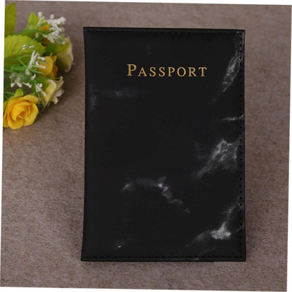 Passport Holder Secure Travel Wallet RFID Blocking Leather Document Organizer