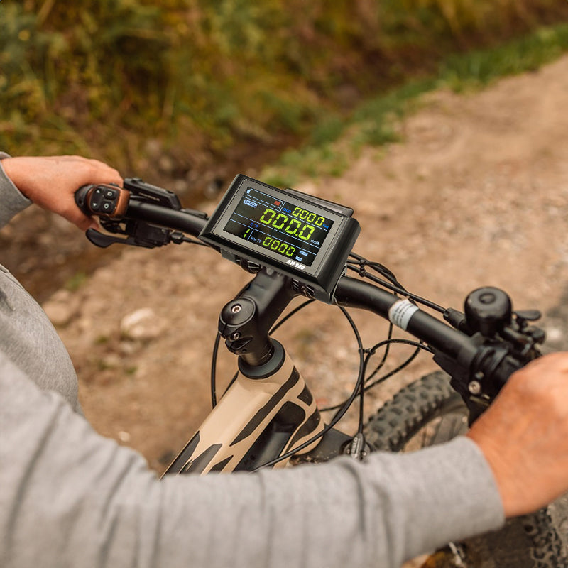 SW900 LCD Smart Meter for E-Scooters and Mountain Bikes, 5/6-pin Data Display